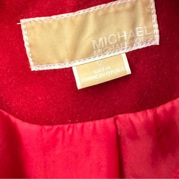 Michael Kors Women’s Wool Blend Long Coat - Picture 7 of 9